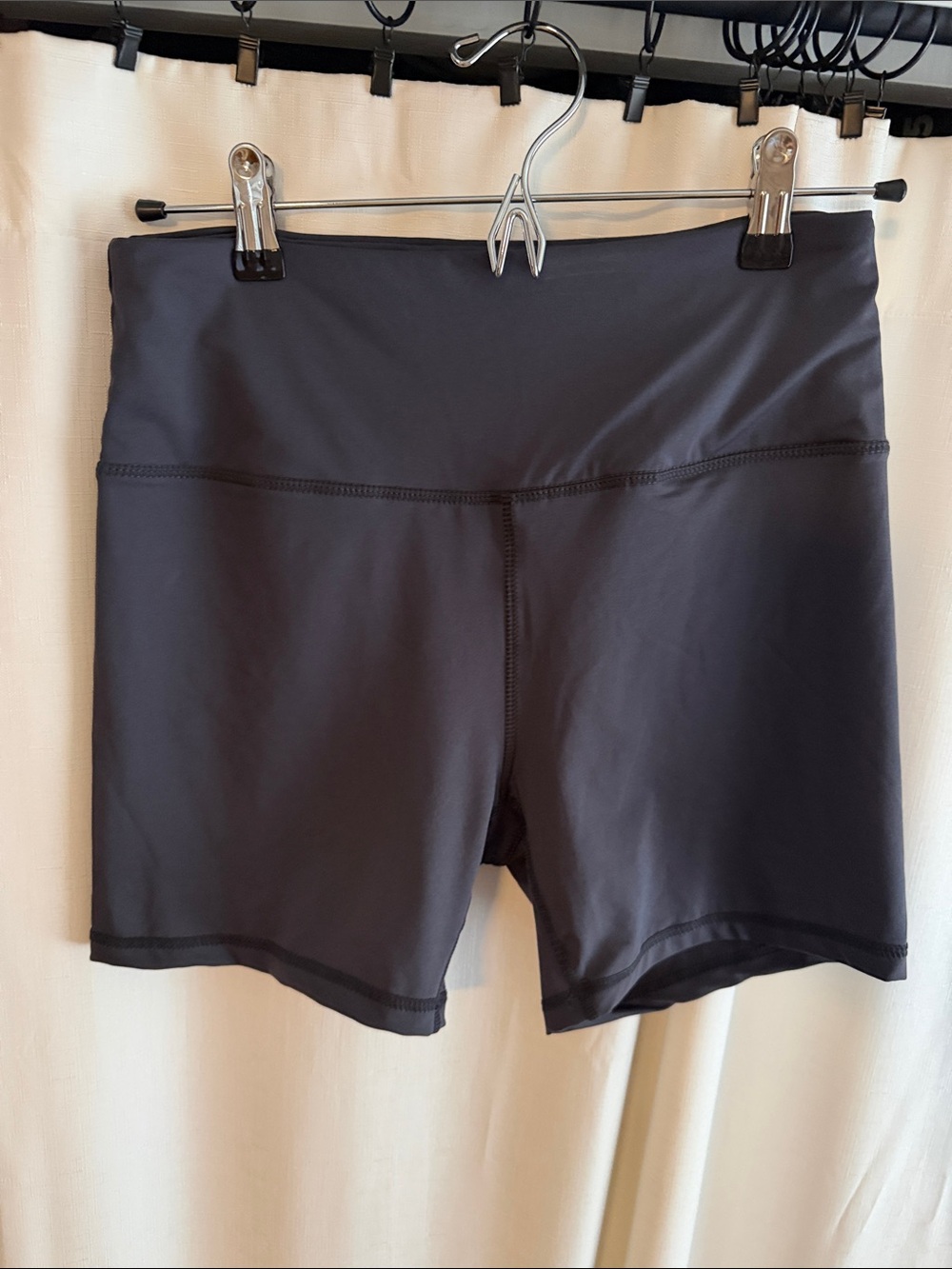 Amazon Black High-Waist Bike Shorts